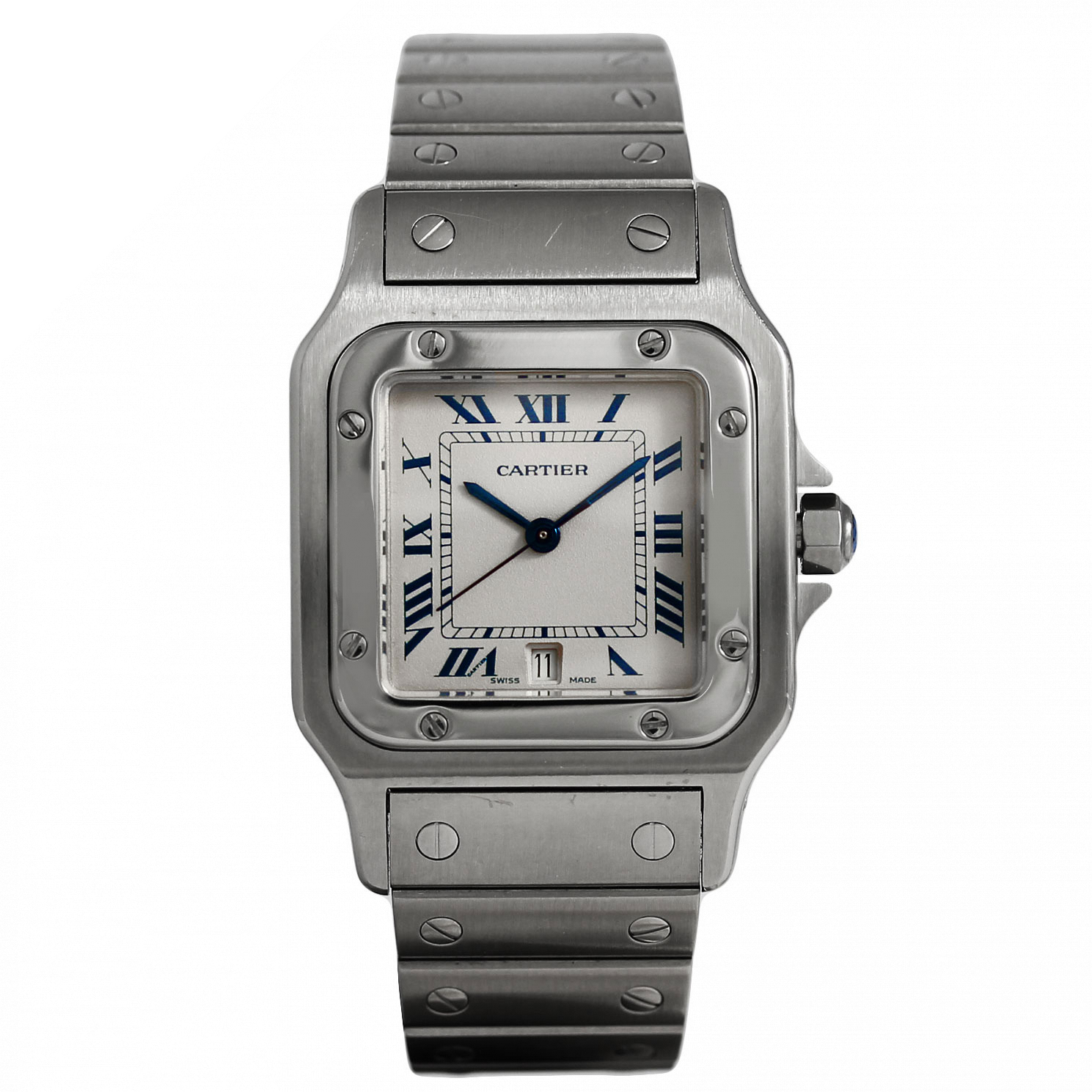 Cartier Santos Galbee GM 1564 - Van Wonderen Watches