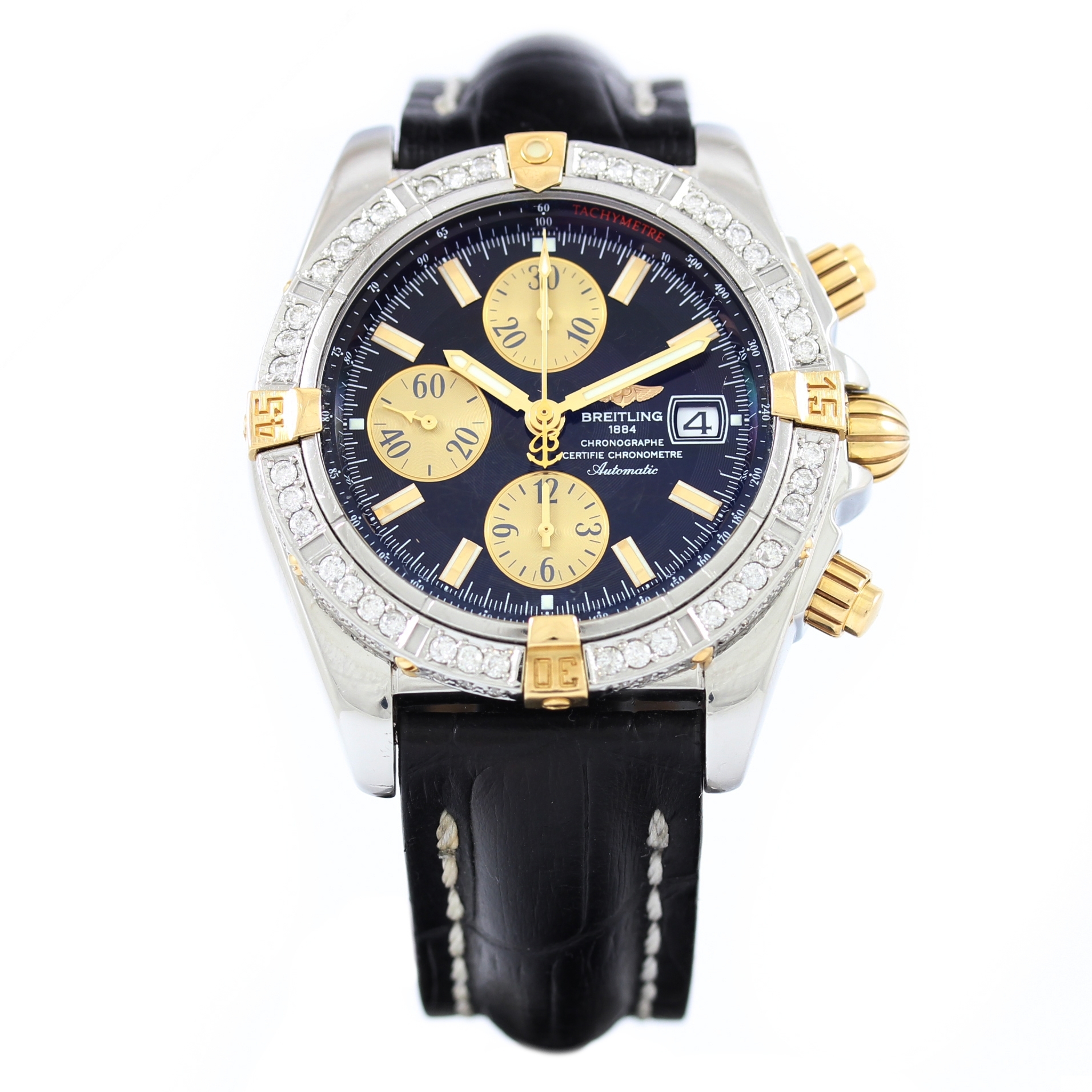 breitling diamond bezel